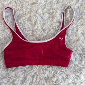 DIESEL red sports bra